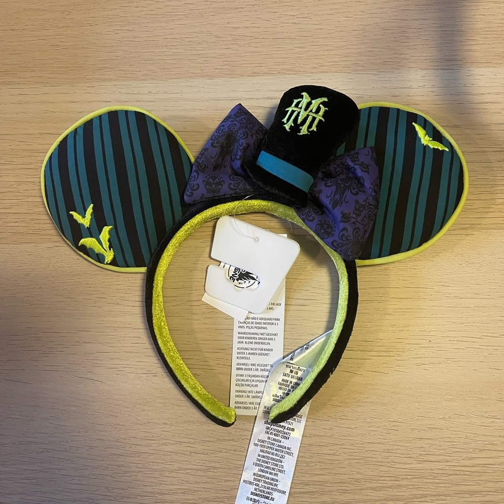 Disney Haunted Mansion Minnie Ears Headband